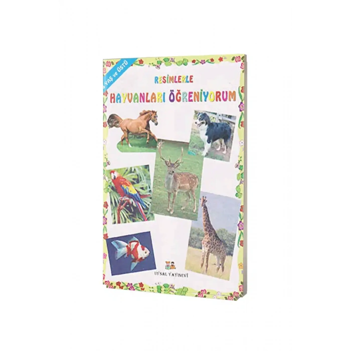 Resimlerle Hayvanları Öğreniyorum - 3+ Yaş