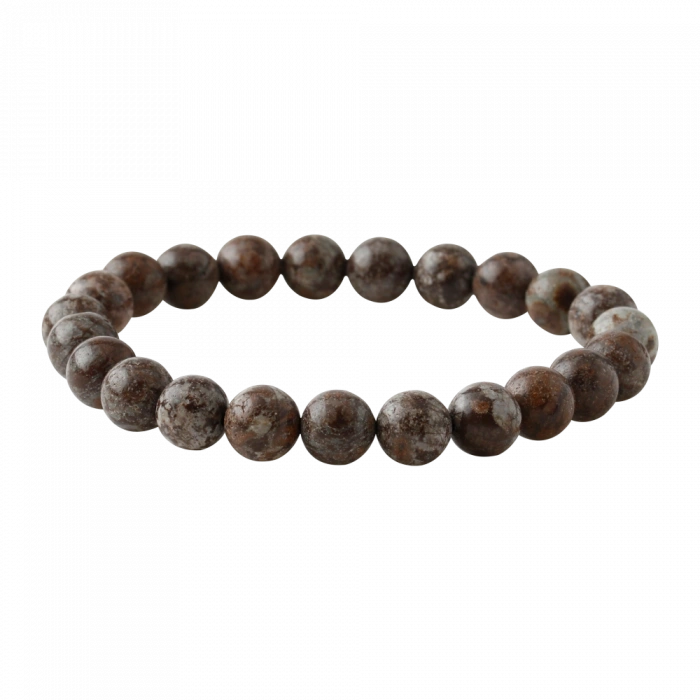 Riyolit 8mm Doğal Taş Bileklik