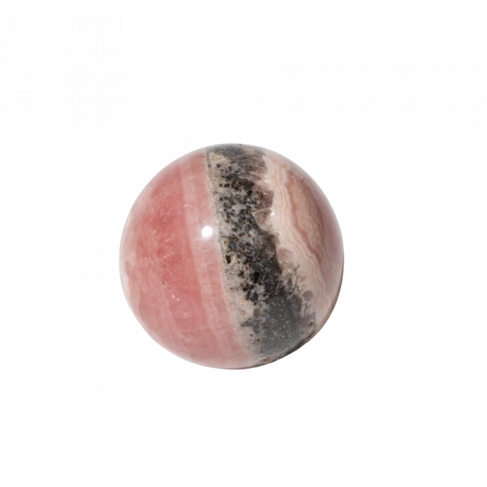 Rodokrozit Doğal Taş Küre Tımbıl El Taşı