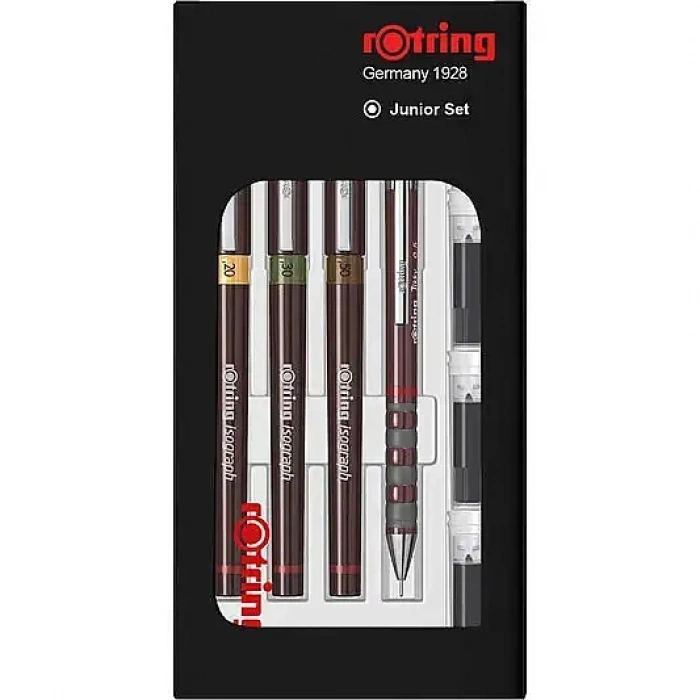 Rotring Rapido Isograf Set Junior 2+3+5
