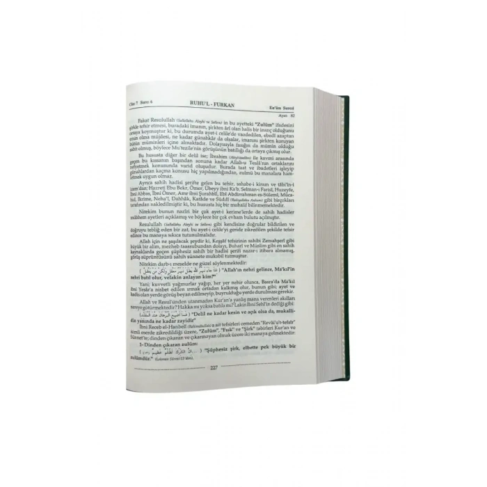 Ruhul Furkan Tefirsi 10. Cilt Orta Boy - Ciltli