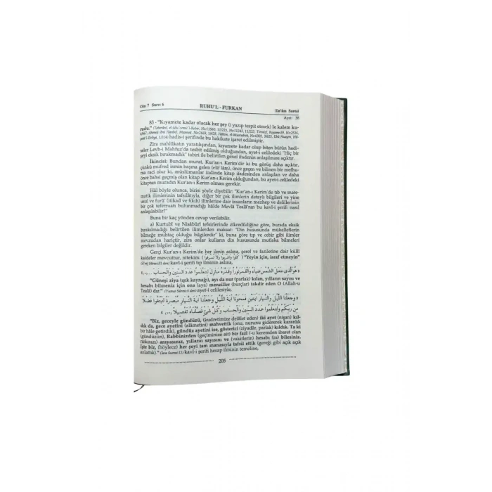 Ruhul Furkan Tefirsi 9. Cilt Orta Boy - Ciltli