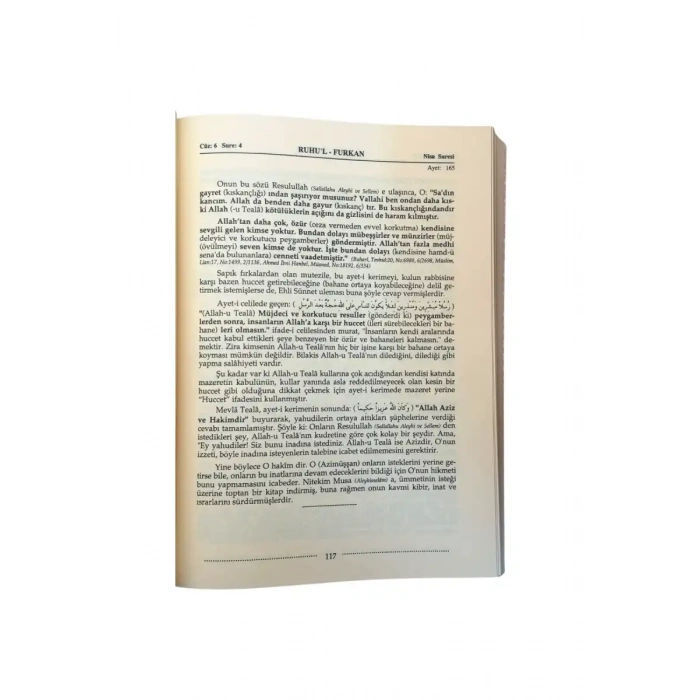 Ruhul Furkan Tefsiri 6. Cilt - Deri