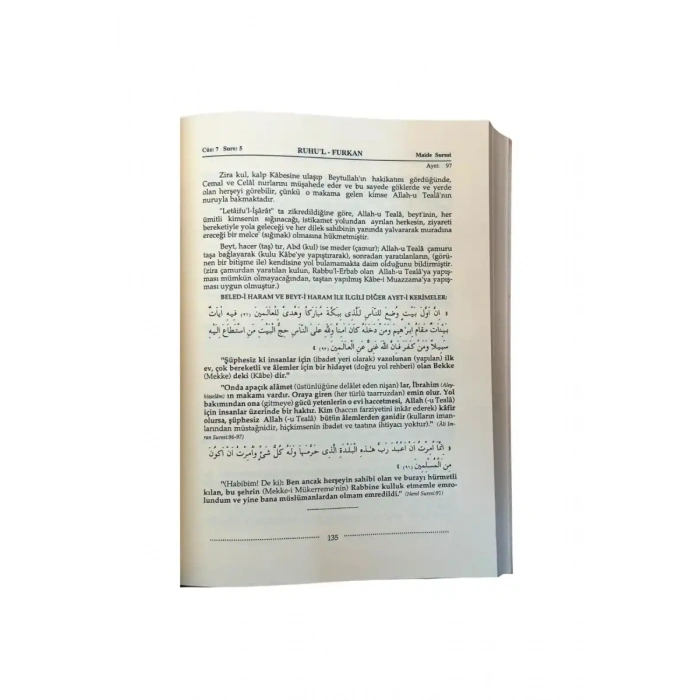 Ruhul Furkan Tefsiri 8. Cilt - Deri