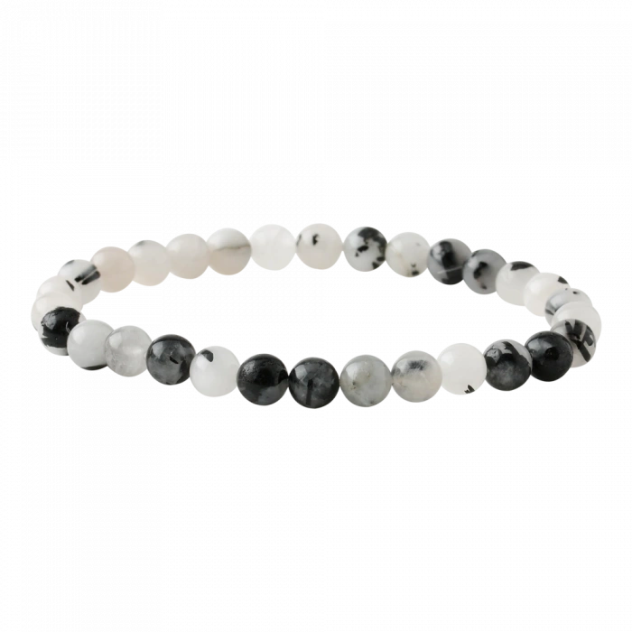 Rutilli Kuvars 6mm Doğal Taş Bileklik