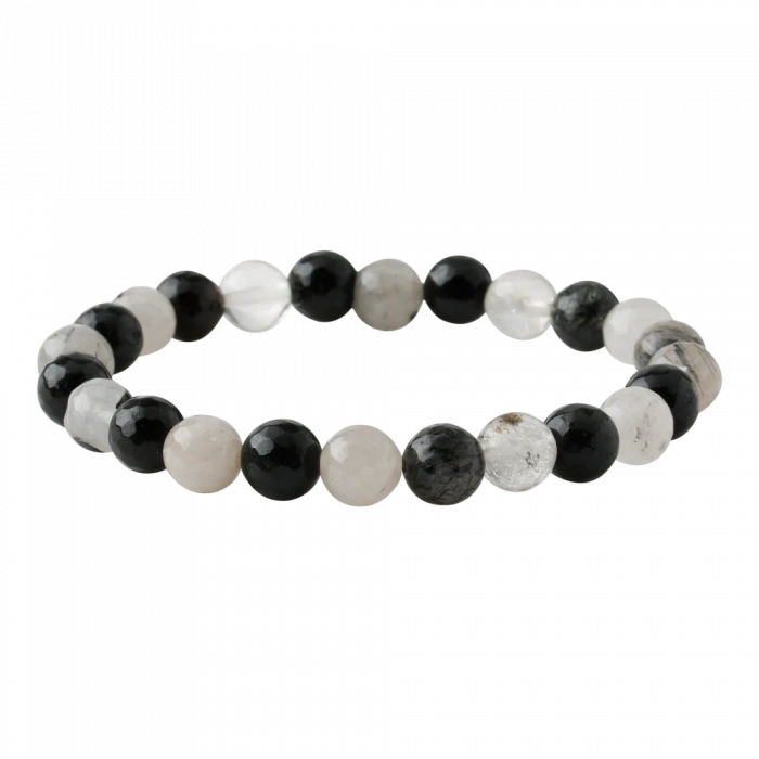 Rutilli Kuvars 8mm Doğal Taş Bileklik