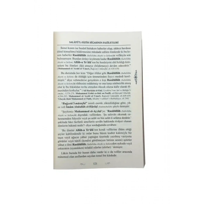 Salatül Fatih Sigai Şerifesi