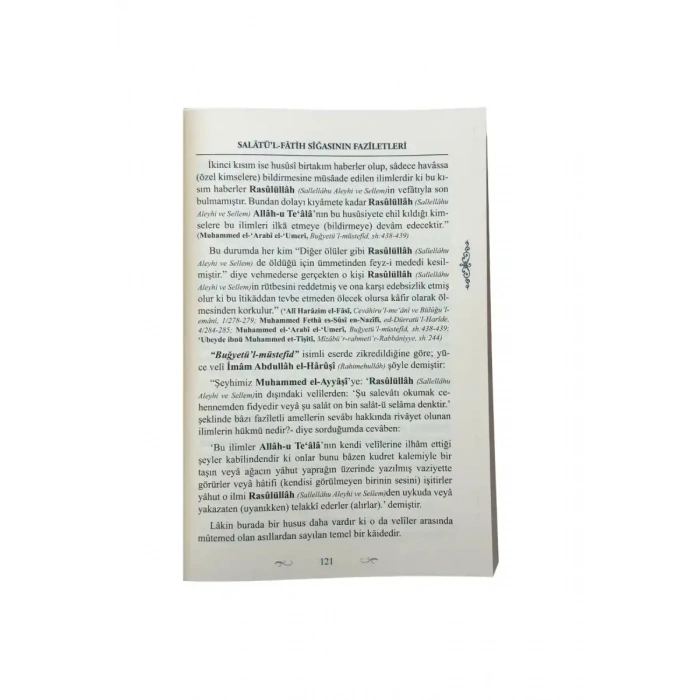 Salatül Fatih Sigai Şerifesi