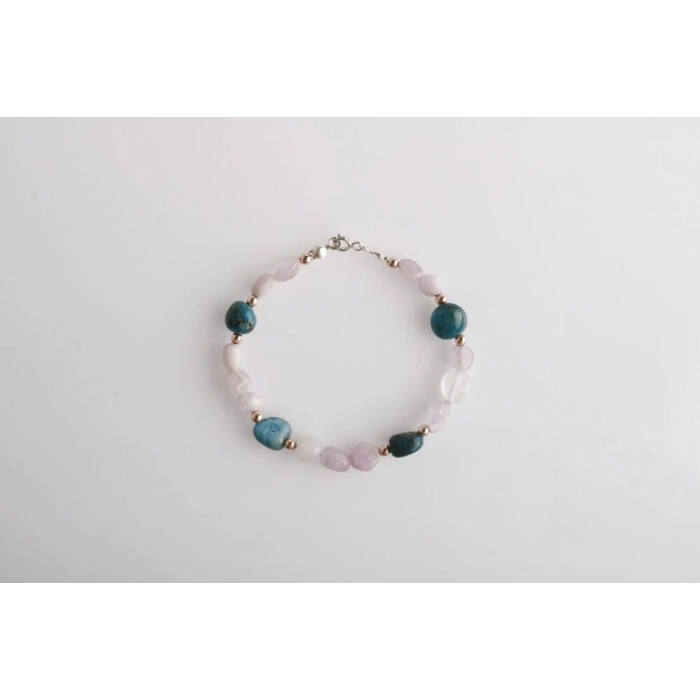 Sarel, Apatit-Pembe Gül Kuvars Doğaltaş Bileklik