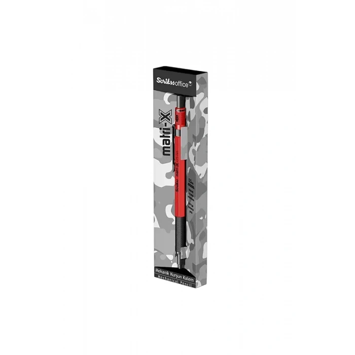 Scrikss Matri-X Mekanik Kurşun Kalem 0.5 mm Kırmızı