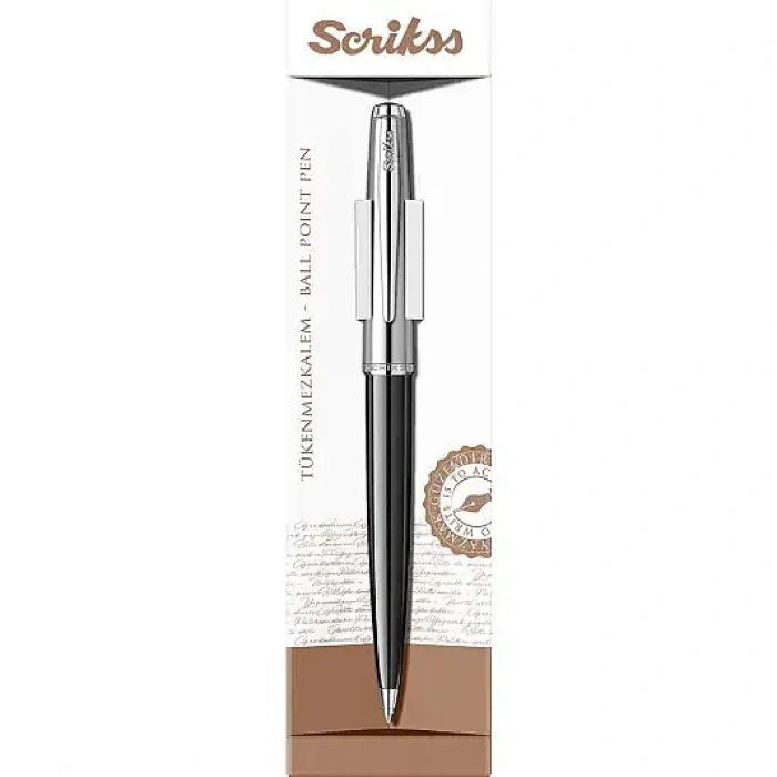 Scrikss Metropolis 78 Tükenmez Kalem Siyah