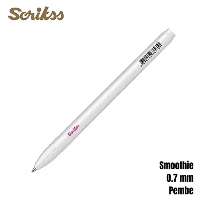 Scrikss Smoothie Jel Kalem 0.7 mm Pembe