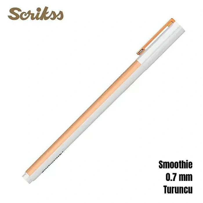 Scrikss Smoothie Jel Kalem 0.7 mm Turuncu