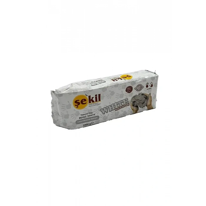 Şekil Kil Hamuru Beyaz 1 kg
