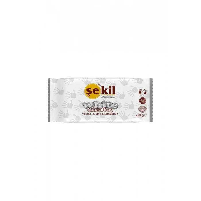Şekil Kil Hamuru Beyaz 250 gr