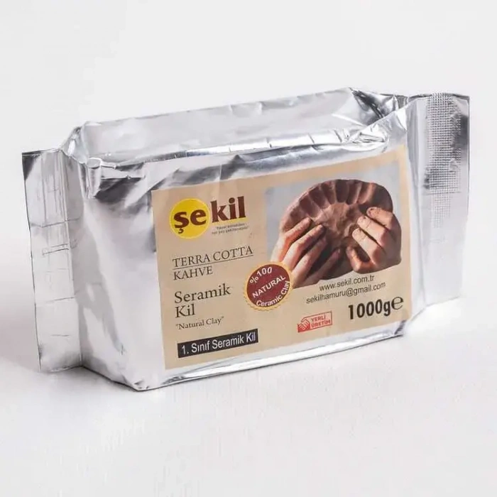 Şekil Kil Hamuru Kahverengi 1 Kg