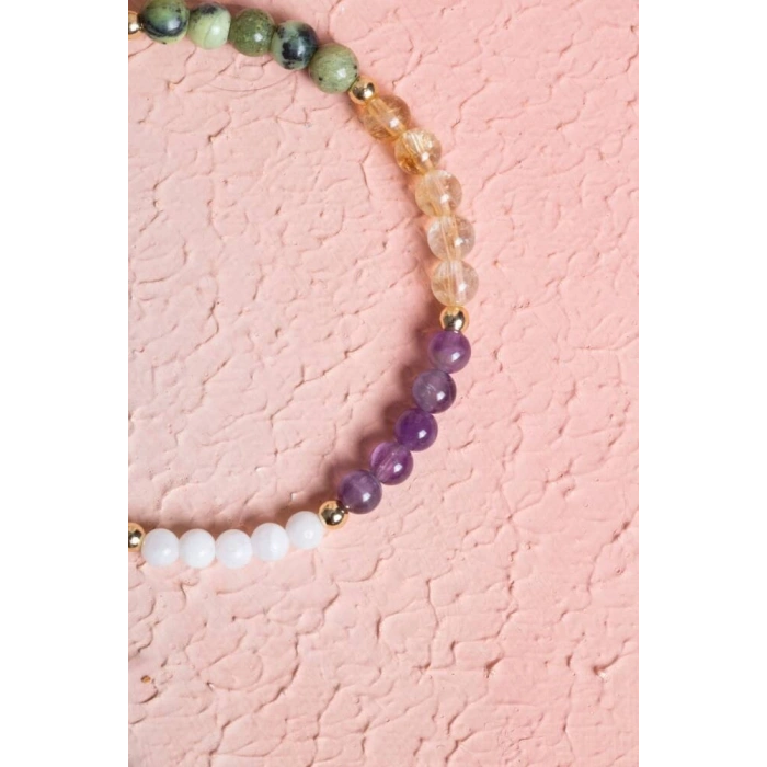 Sertifikalı Akrep Burcu Doğal Taş Bileklik