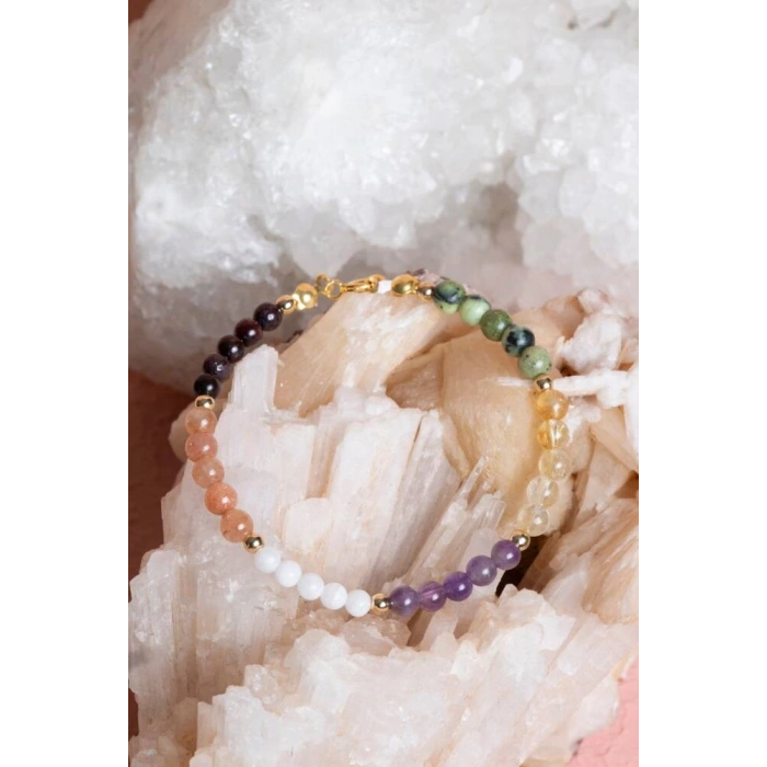 Sertifikalı Akrep Burcu Doğal Taş Bileklik