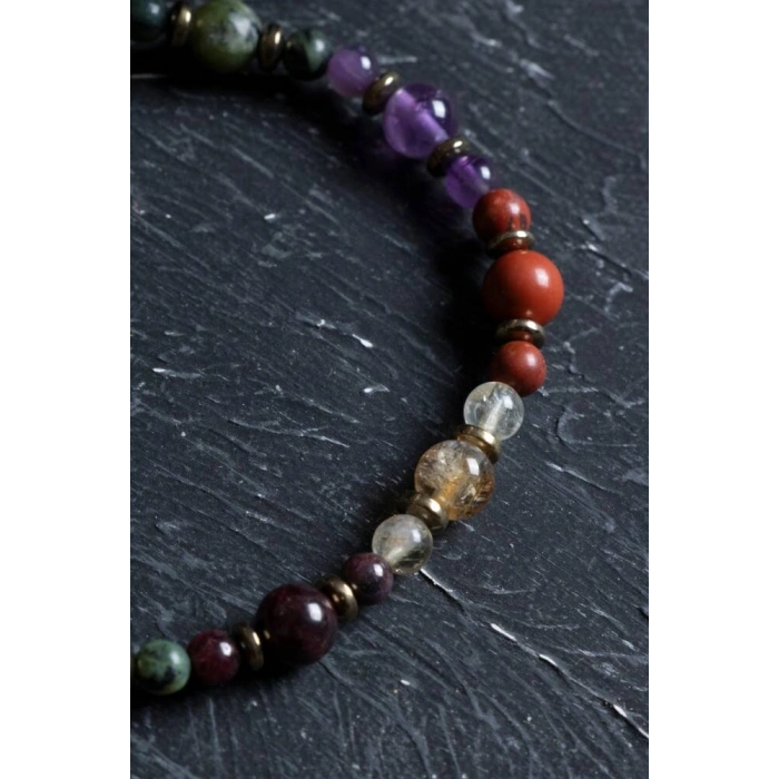 Sertifikalı Akrep Burcu Doğal Taş Bileklik (SK:260)