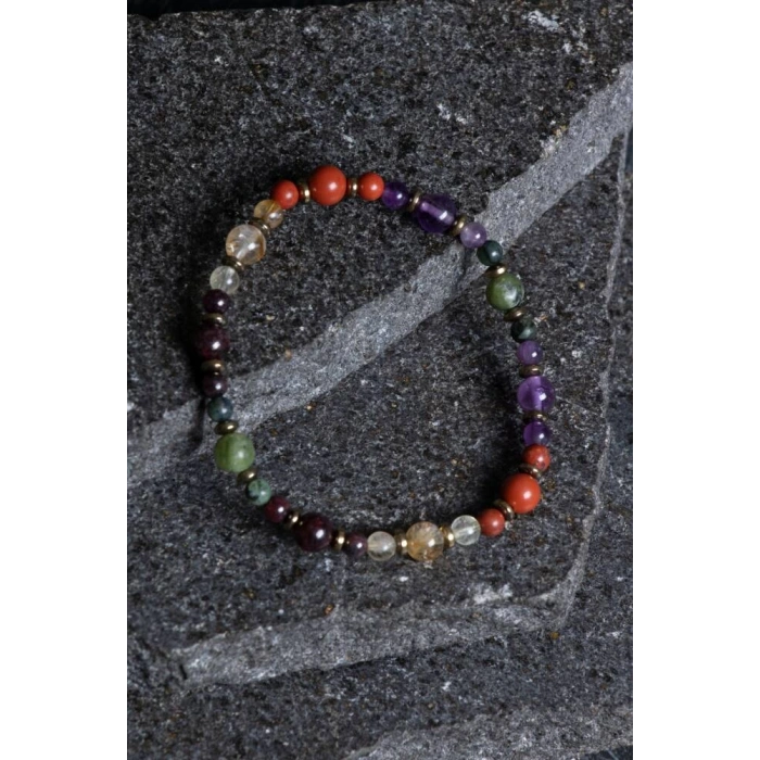 Sertifikalı Akrep Burcu Doğal Taş Bileklik (SK:260)