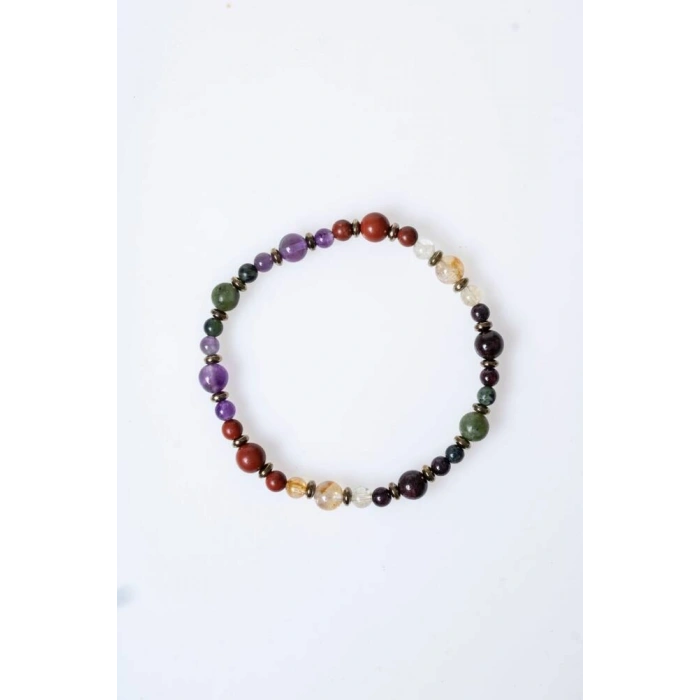 Sertifikalı Akrep Burcu Doğal Taş Bileklik (SK:260)