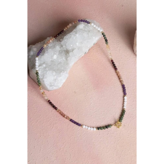 Sertifikalı Akrep Burcu Doğal Taş Kolye