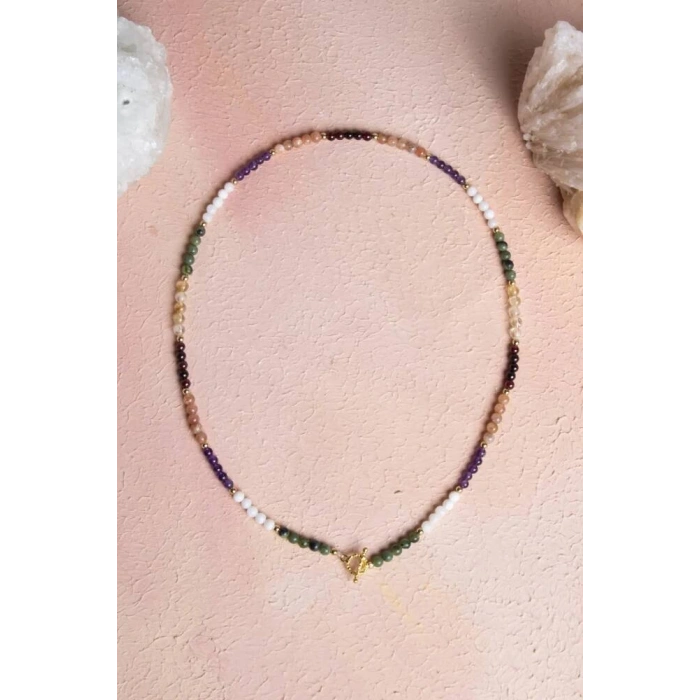 Sertifikalı Akrep Burcu Doğal Taş Kolye