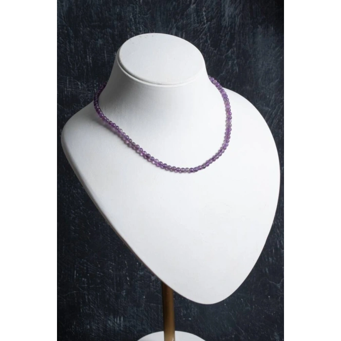 Sertifikalı Ametist  Doğal Taş Kolye