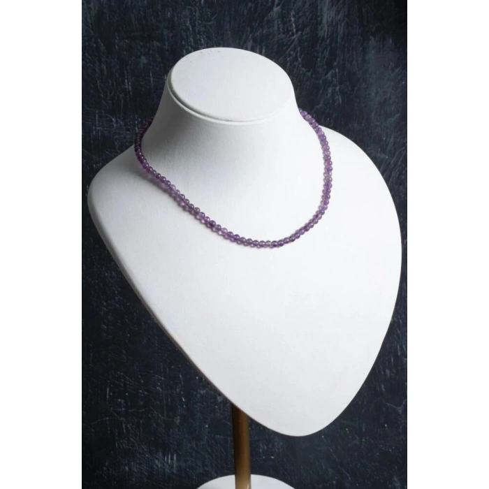 Sertifikalı Ametist  Doğal Taş Kolye