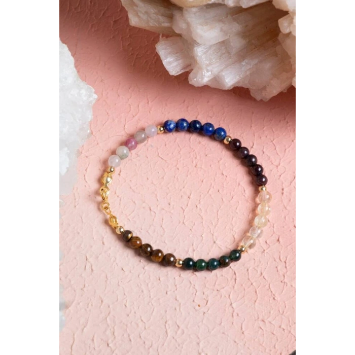 Sertifikalı Aslan Burcu Doğal Taş Bileklik