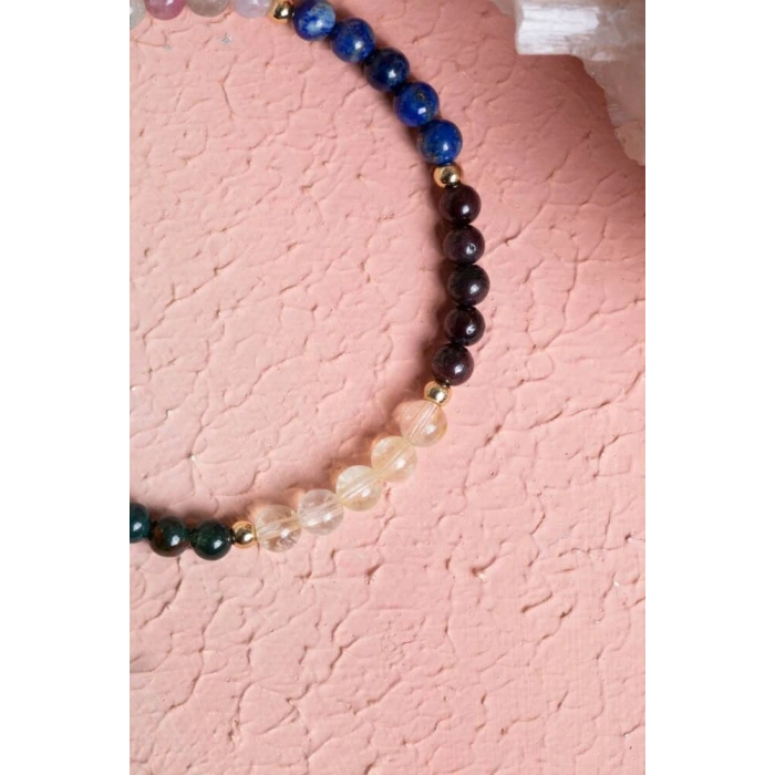 Sertifikalı Aslan Burcu Doğal Taş Bileklik