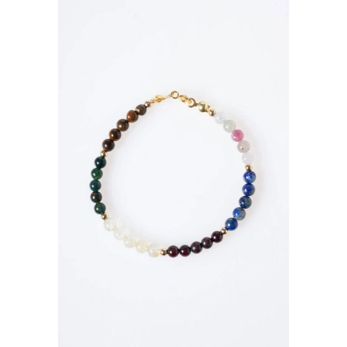 Sertifikalı Aslan Burcu Doğal Taş Bileklik