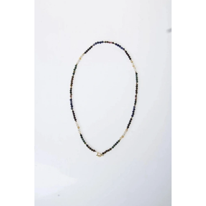 Sertifikalı Aslan Burcu Doğal Taş Kolye