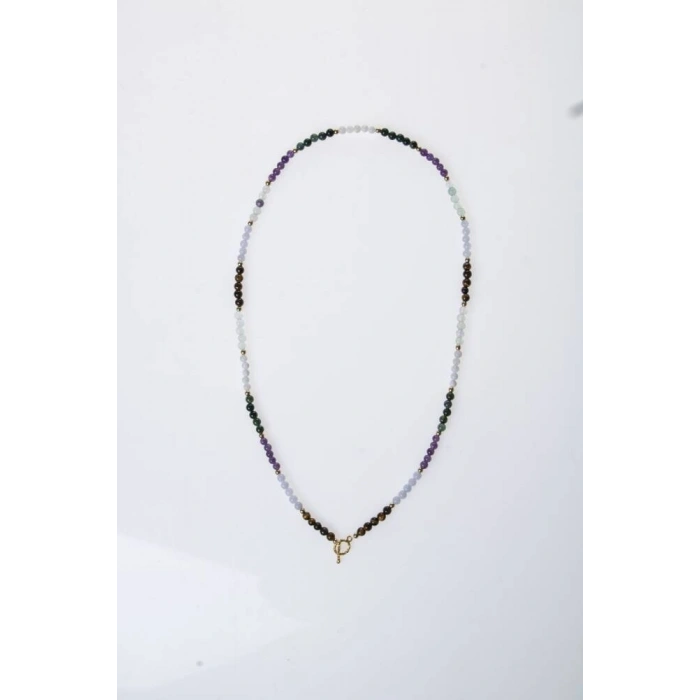 Sertifikalı Balık Burcu Doğal Taş Kolye