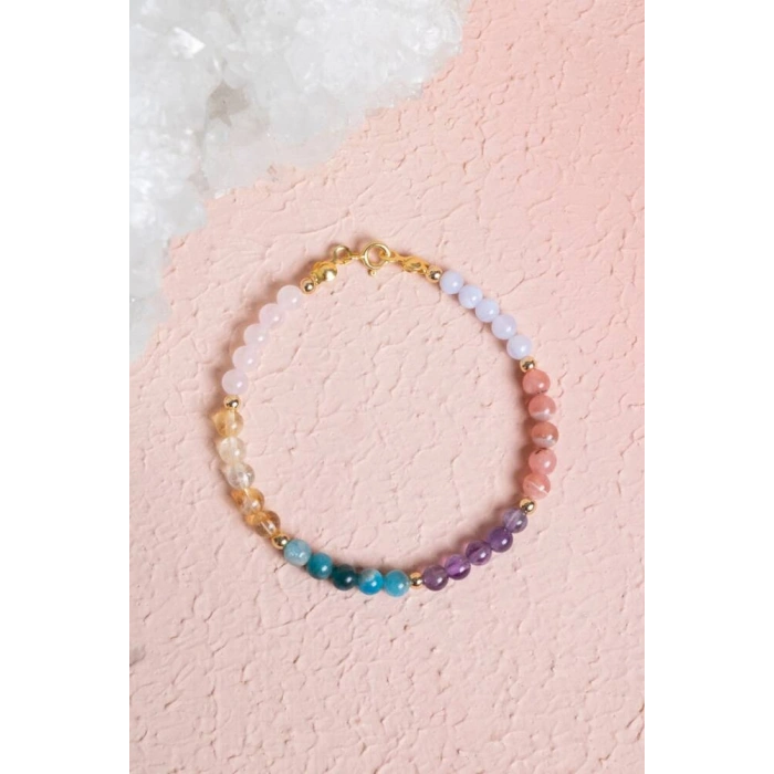 Sertifikalı Boğa Burcu Doğal Taş Bileklik