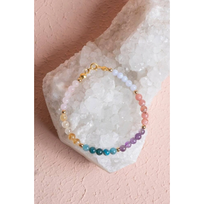 Sertifikalı Boğa Burcu Doğal Taş Bileklik