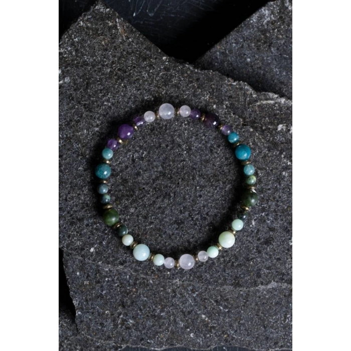 Sertifikalı Boğa Burcu Doğal Taş Bileklik (SK:252)