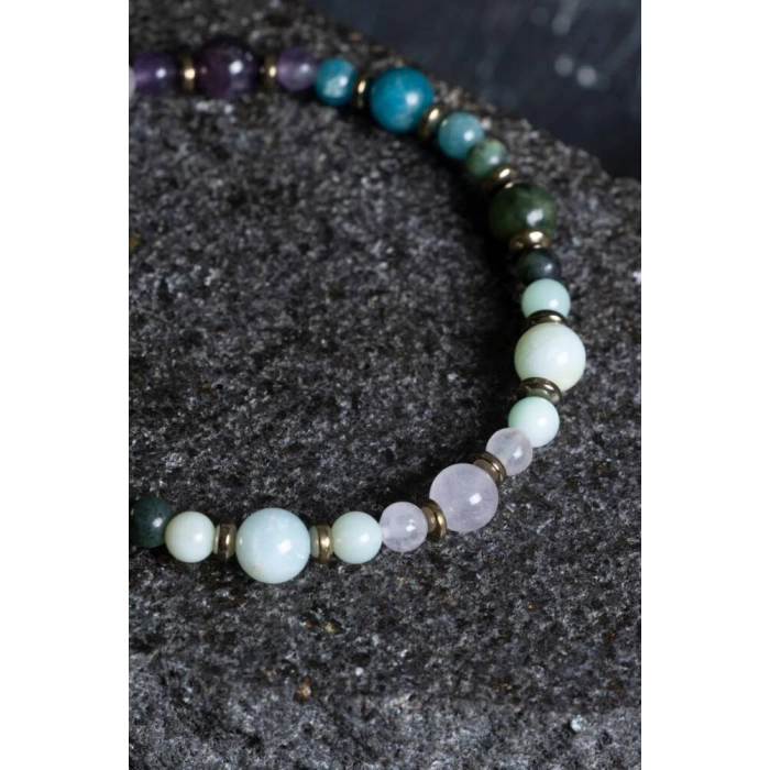 Sertifikalı Boğa Burcu Doğal Taş Bileklik (SK:252)