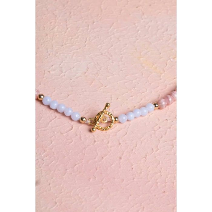 Sertifikalı Boğa Burcu Doğal Taş Kolye