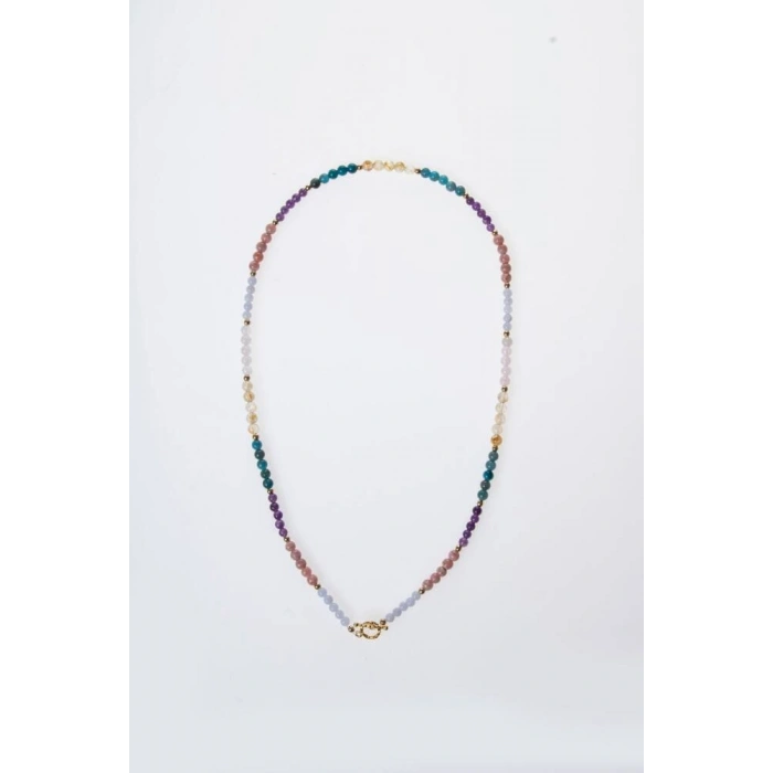 Sertifikalı Boğa Burcu Doğal Taş Kolye