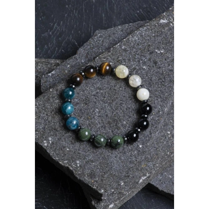 Sertifikalı Burç Doğal Taş Bileklik-Akrep Burcu