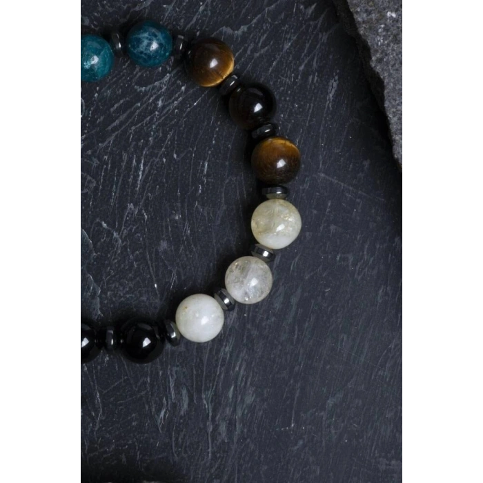 Sertifikalı Burç Doğal Taş Bileklik-Akrep Burcu