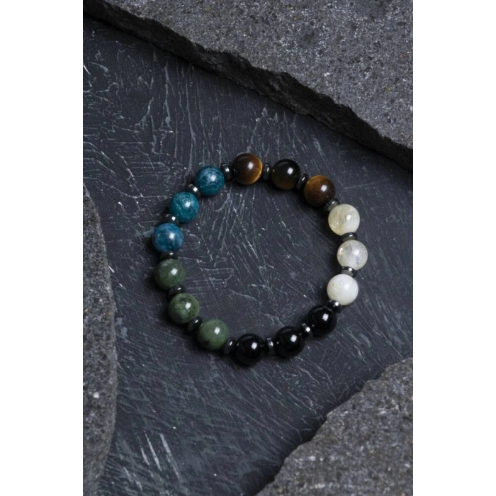 Sertifikalı Burç Doğal Taş Bileklik-Akrep Burcu