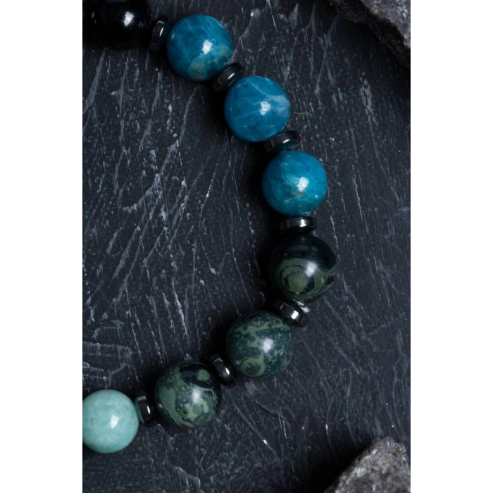 Sertifikalı Burç Doğal Taş Bileklik-Başak Burcu