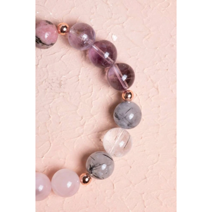 Sertifikalı Burç Doğal Taş Bileklik - Boğa Burcu