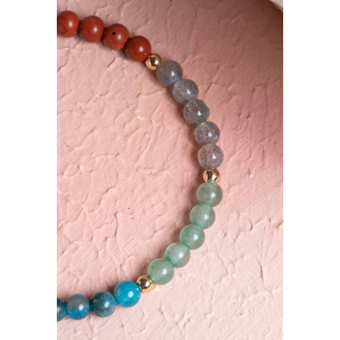 Sertifikalı Doğal Taş Bileklik-Yay Burcu