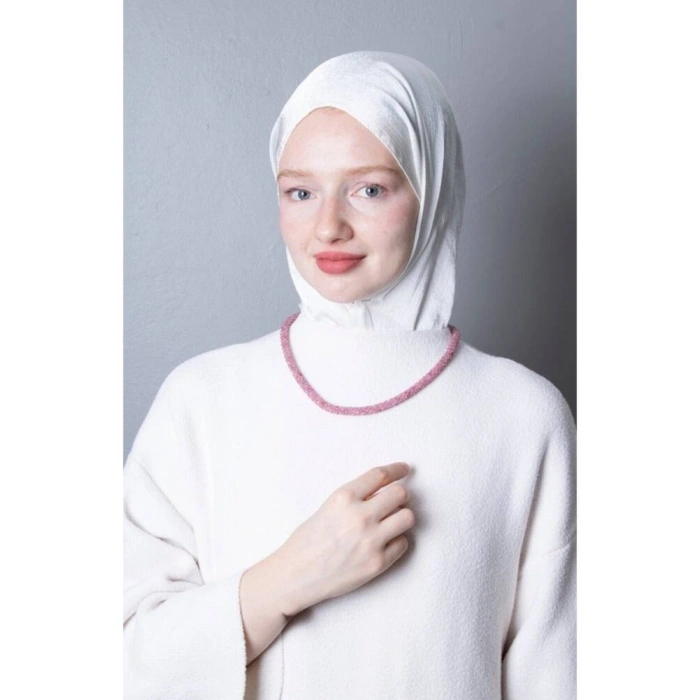 Sertifikalı El İşçiliği Örme Turmalin Gümüş Kapama Kolye (SK:417)