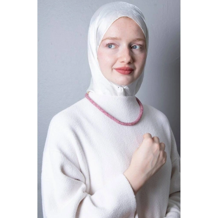 Sertifikalı El İşçiliği Örme Turmalin Gümüş Kapama Kolye (SK:417)