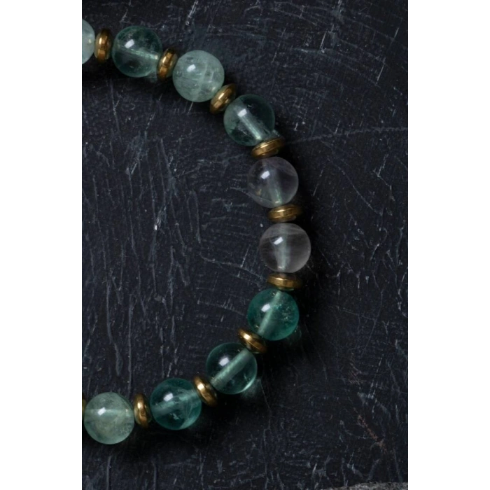 Sertifikalı Florit Doğal Taş Bileklik