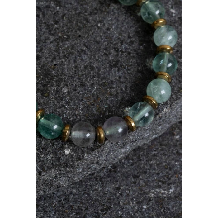 Sertifikalı Florit Doğal Taş Bileklik